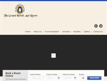 Tablet Screenshot of grandhaveli.com